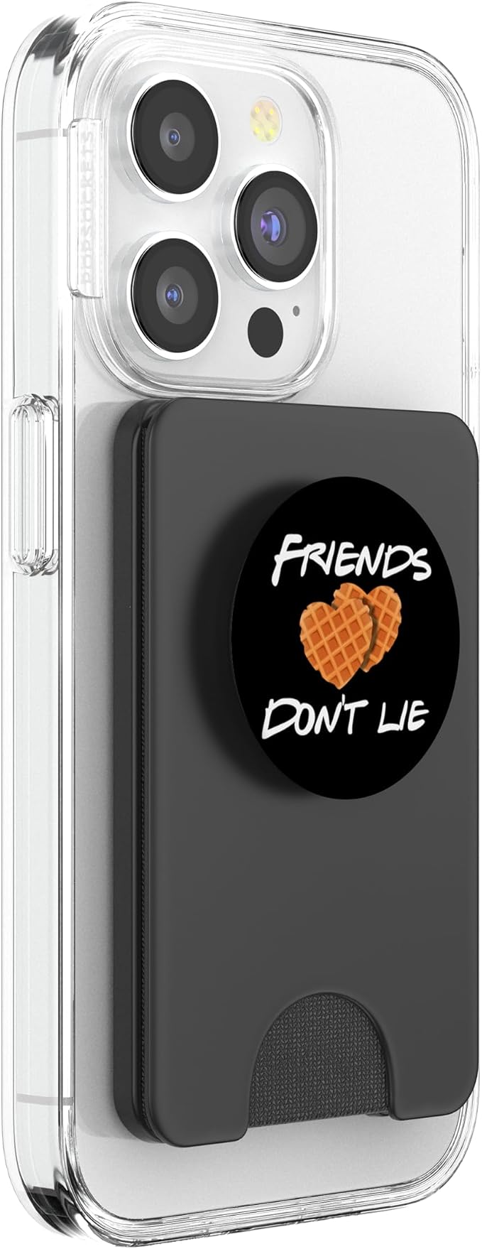 Friends Don't Lie Funny Waffle Phone grips Gift PopSockets Adhesive PopGrip