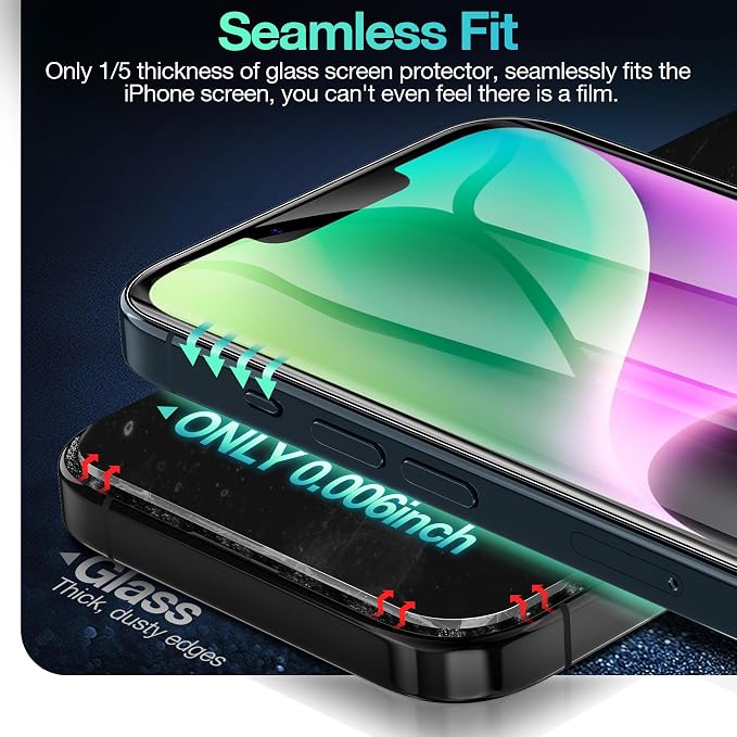 3 Pack Flexible Film Screen Protector for iPhone 12 Pro Max Non-breakable Soft TPU Hydrogel Film for iPhone 12 Pro Max Screen Protector Film (NOT Glass)