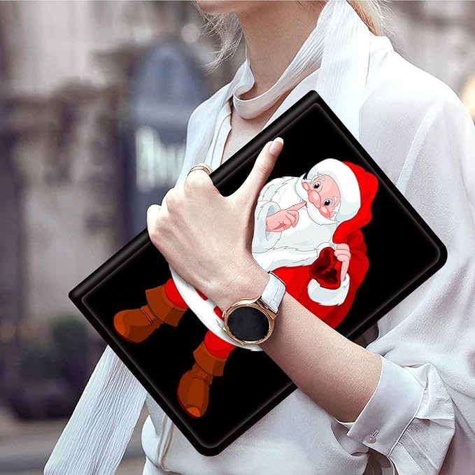Case for 7 All-New Kindle Paperwhite (12th Generation 2024) and Kindle Colorsoft Signature Edition CoverSlim PU Leather Smart Cases with Auto Wake/Sleep-Black Cat Night Sky