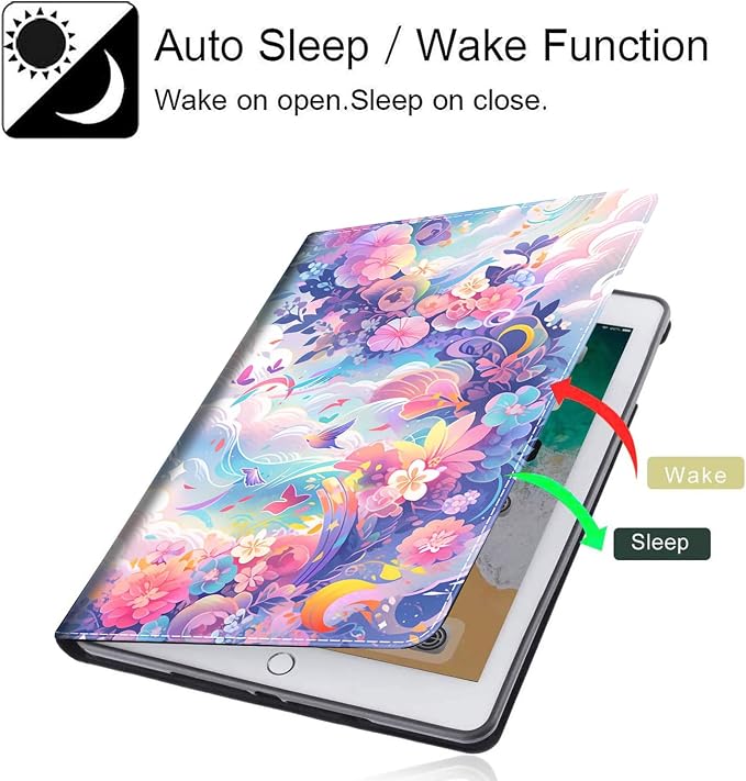 Case for 7 All-New Kindle Paperwhite 12th Gen 2024 &amp Kindle Colorsoft Signature Edition (2024 Release) PU Leather Folio Cover with Auto Wake/Sleep ，Blue Dragon