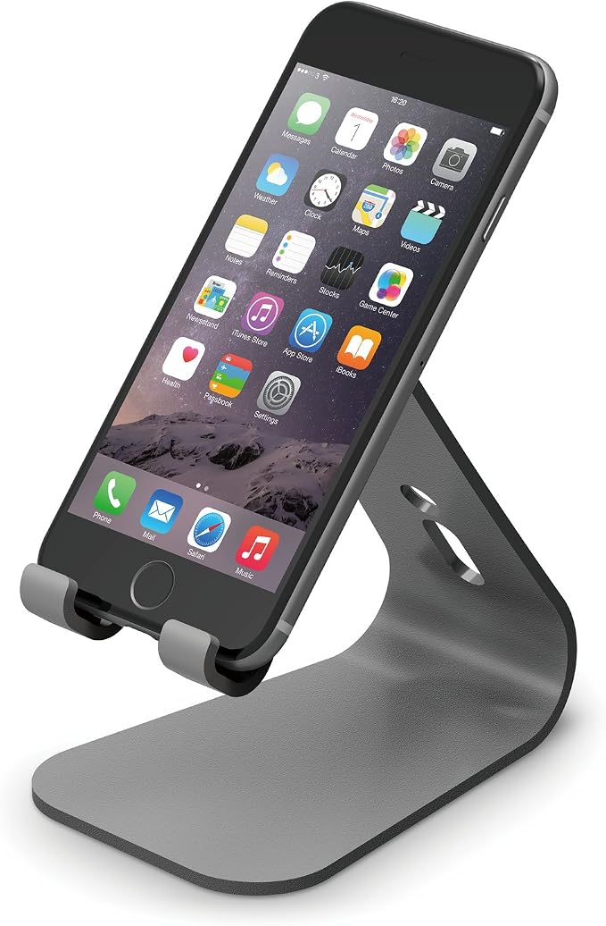 elago M2 Stand for All iPhones and Galaxy Smartphones (Angled Support for FaceTime) (Black)