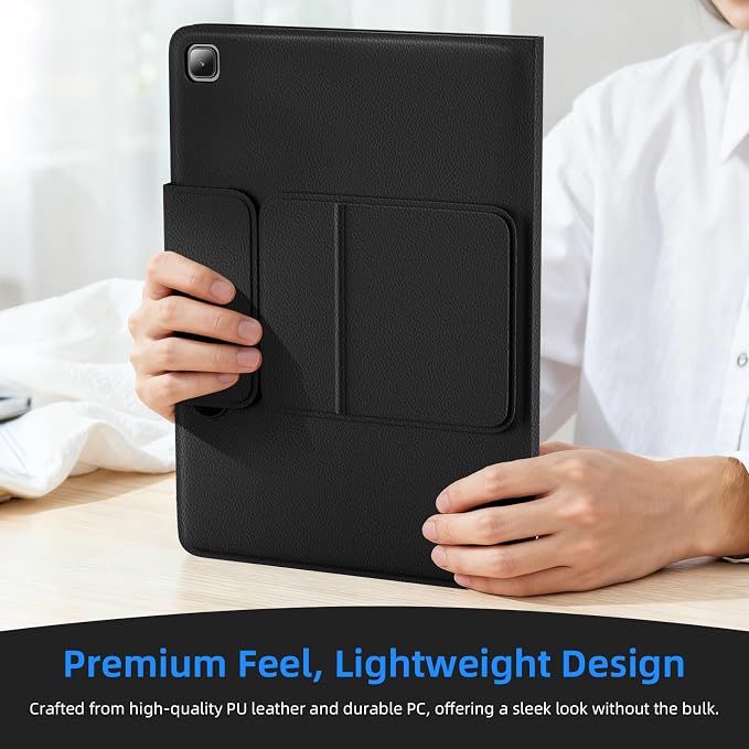 Case for Samsung Galaxy Tab A7 10.4-Inch 2020 with Screen Protector Ultra Slim Multi-Angles Viewing Stand Back Cover Shockproof Premium PU Leather Protective Case