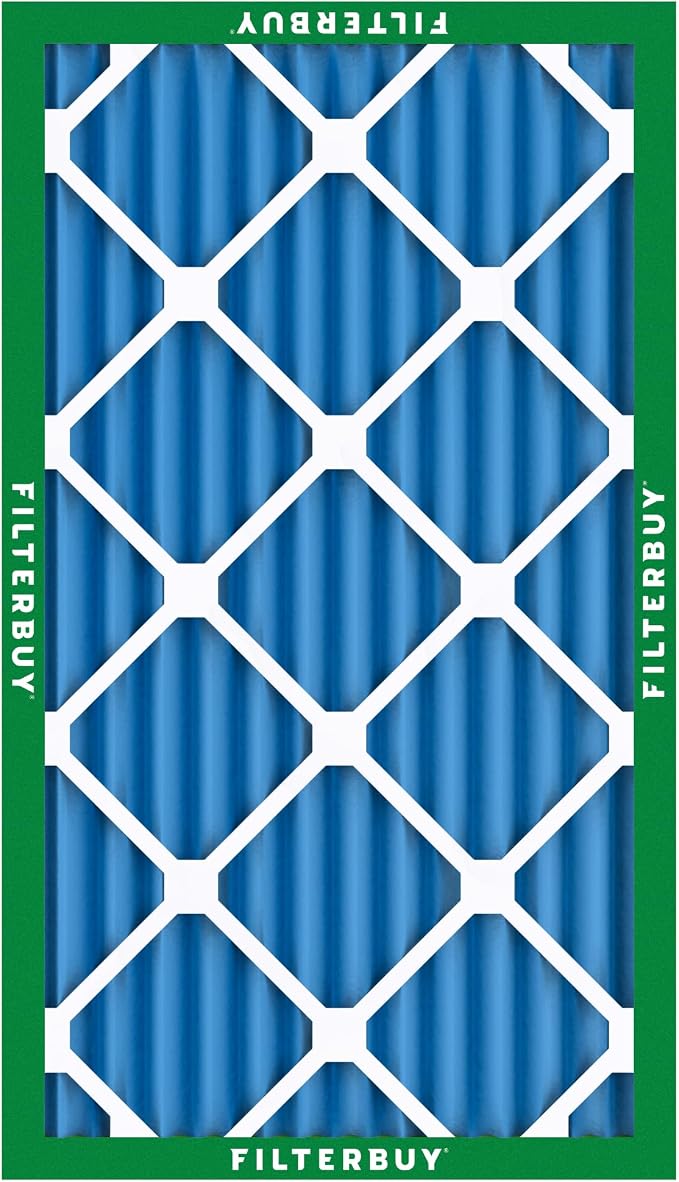 Filterbuy 14x30x2 Air Filter MERV 13 Optimal Smoke & Allergy Defense,