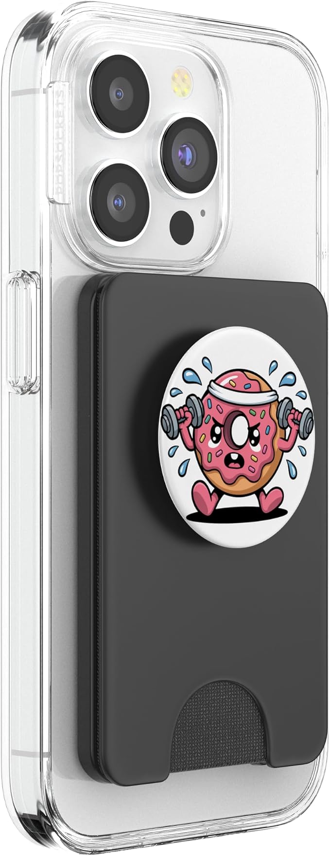 Workout Muscles Fitness Donut Bodybuilding Gym PopSockets PopGrip for MagSafe