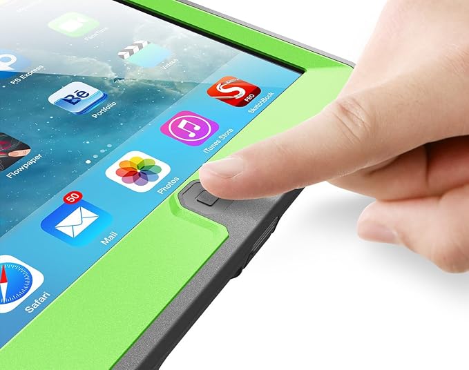 SUPCASE for iPad Air 1st Generation Case with Screen Protector [Military-Grade Protection] [Anti-Scratch] Heavy Duty Full-Body Rugged Protective Tablet Case Cover for Apple iPad Air 1 9.7 Inch Black