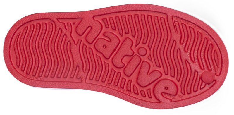 Native Shoes Unisex-Kids Jefferson Sneakers, Ruby Red/Shell White, 12 Little Kid
