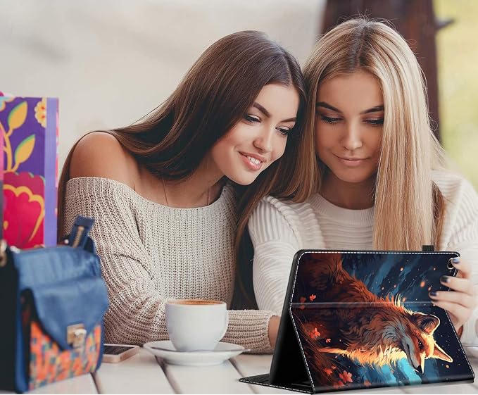 Case for Amazon Fire Max 11 Tablet (13th Generation 2023 Release) Multi-Angle Smart Stand Cover Auto Sleep/Wake for Fire 11 Max Tablet，Wolf