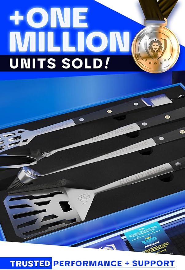 Dalstrong 4-Pc BBQ Pitmaster Grill Tool Set - High-Carbon Stainless Steel