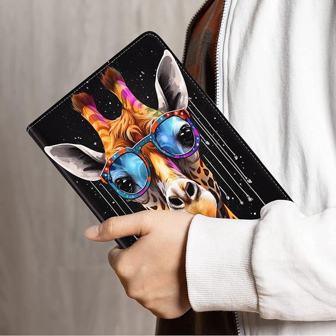 Case for Samsung Galaxy Tab S10 Lite/ S10 FE/ S9 FE 5G 10.9 Inch/ S9 11 Inch - Slim PU Leather Folding Stand Folio Cover with Auto Sleep/Wake - African American Girl