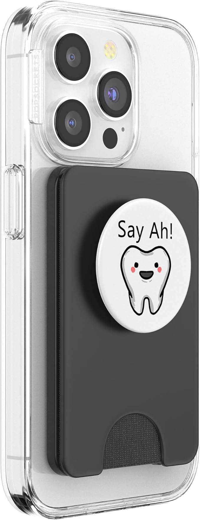 Say Ah! Smiling tooth Cute Dental Orthodontist Dentist Gift PopSockets Adhesive PopGrip