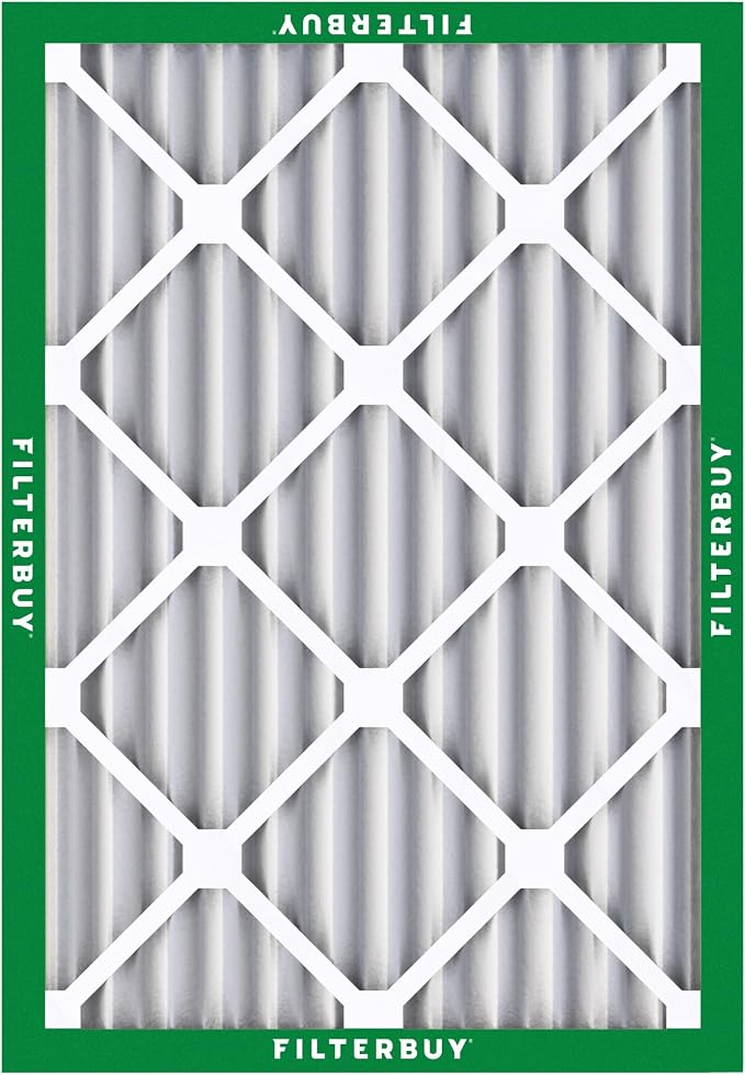 Filterbuy 15x20x2 Air Filter MERV 8 Essential Dust & Allergy Defense,
