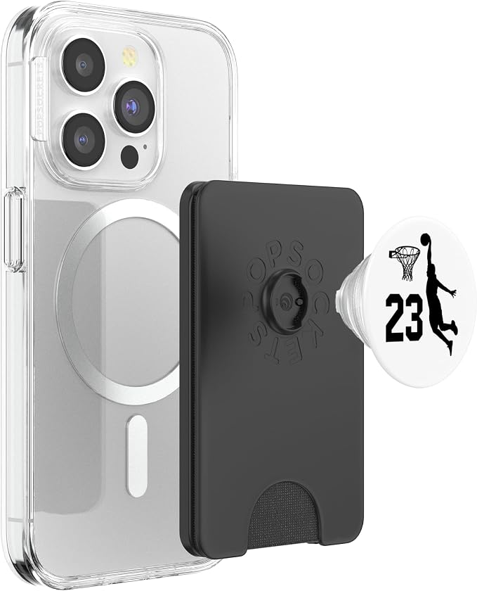 Number 23 #23 Basketball Gifts for Men Boys Teens Kids PopSockets Adhesive PopGrip
