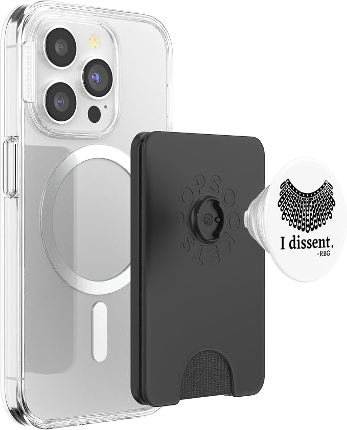 RBG. I Dissent. Feminist Icon Quote. Ruth Bader Ginsberg. PopSockets Adhesive PopGrip