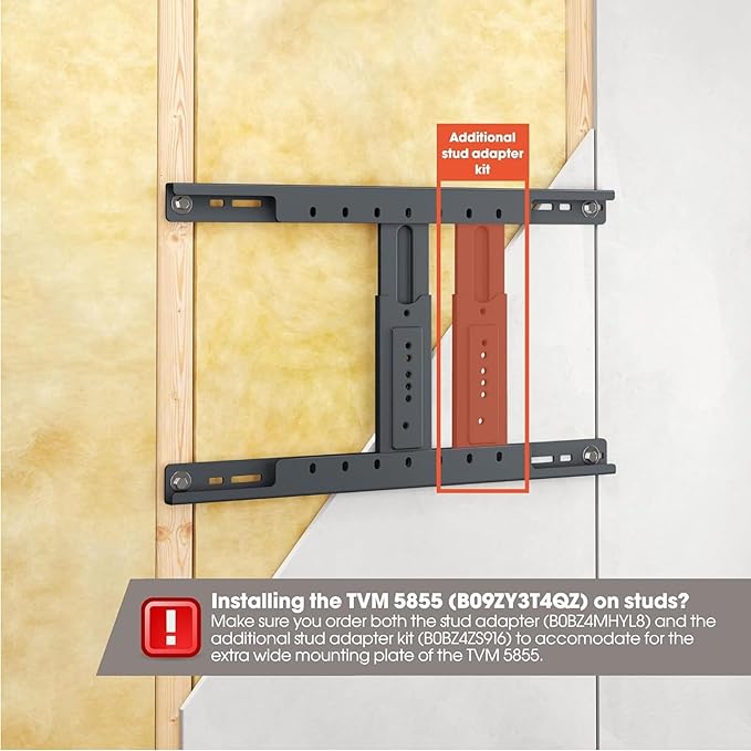 Vogel's TVM 5855 Full-Motion Ultra Strong TV Wall Mount for Large and Heavy TVs up to 100 inches and 165 lbs, Swivels up to 120°, Max. VESA 600x400, Universally Compatible