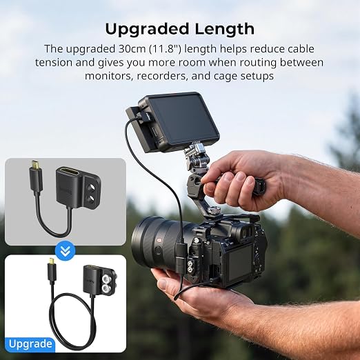 SMALLRIG USB-C Male to Female Data Cable (7.9 inch) 240W Fast Charging / 20Gbps Data Transfer for Camera Cages &amp L-Shaped Plates USB 3.2 Gen 2x2-5078