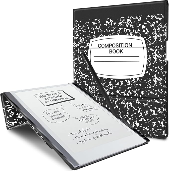 Case for Remarkable 2 Paper Tablet 10.3 2020 ReleasedLightweight and Hard Back Shell Protective Book Folio Cover with Built-in Pen HolderComes with Remarkable 2 Pen Tips.