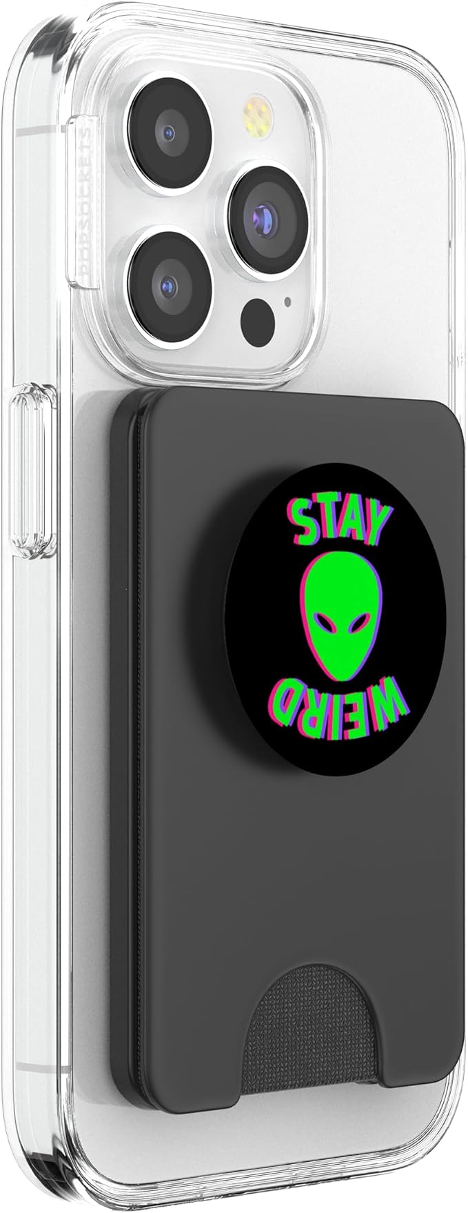 Hipster Alien Head - Cute Trendy Stay Weird UFO PopSockets Adhesive PopGrip