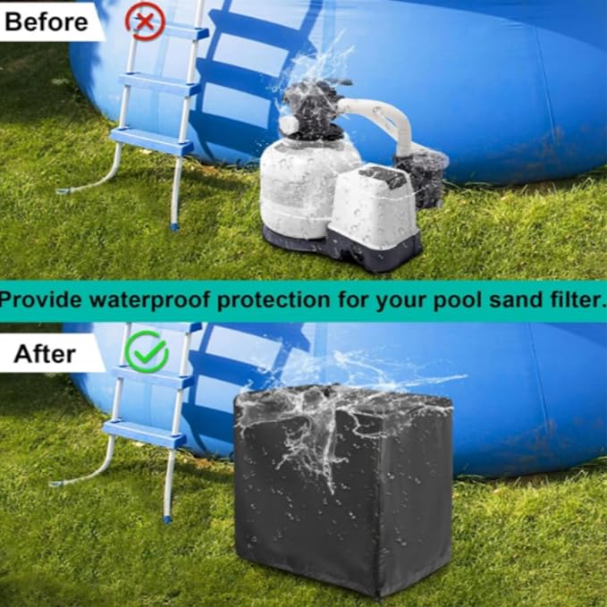 Pump Cover - Anti-Uv Ground Shelter | Outdoor Pool Filterr Box Enclosure