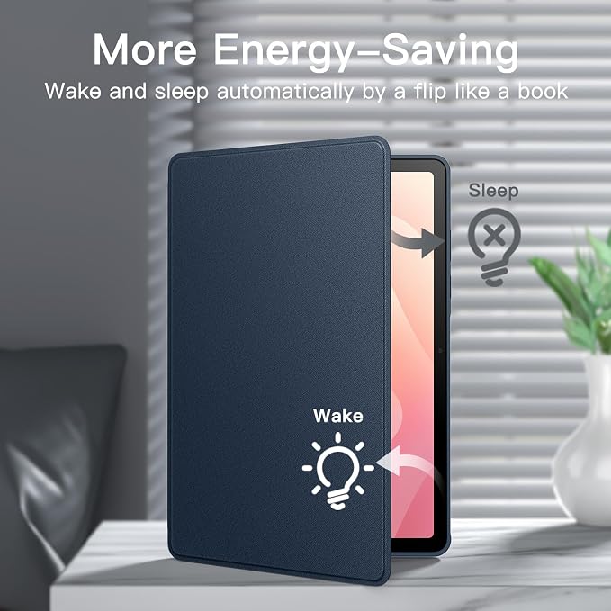 JETech Folio Case for Samsung Galaxy Tab S11 Black | Multi-Angle Stand Cover S Pen Holder Slim Protective Cover Auto Wake/Sleep