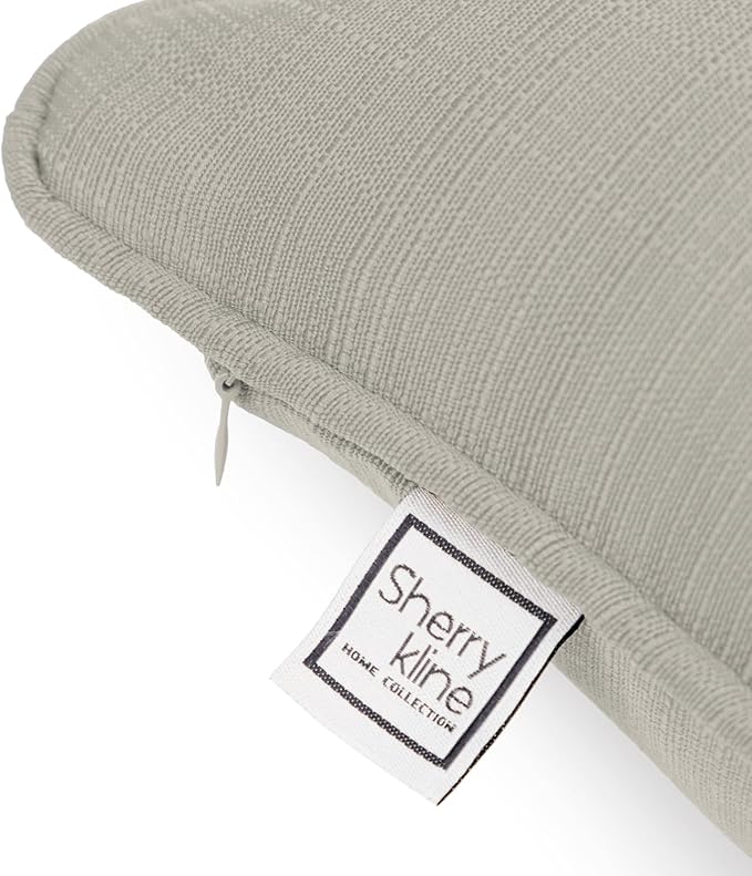 Sherry Kline Sunrise Indoor/Outdoor Square Corded Edge Filled Pillow Sand 18"x18" Set of 2