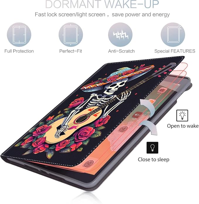 Case for iPad (A16) 11th Generation 11 Inch (2025) for iPad 10th Generation 10.9 Inch (2022) Slim Folding Stand Cover with Auto Wake/Sleep Watercolor Sea Turtle