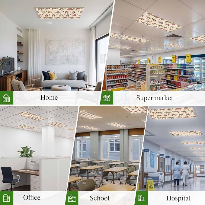 Fluorescent Light Covers for Ceiling Lights Desert Camel Magnetic Light Filters