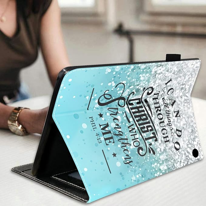 Case for Amazon Kindle Fire HD 10 &amp Fire HD 10 Plus Tablet (11th Generation 2021 Release) Premium PU Leather Stand Cover with Smart Auto Wake American Flag Deer