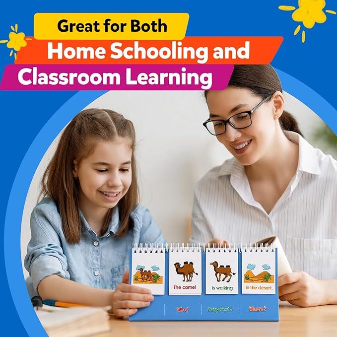 Aizweb Sentence Building for Kids,Speech Therapy Learn to Read for Preschool Kindergarten 1st 2nd Grade Classroom Must Haves,Phonics Reading Learning Games,Special Education for Homeschool Supplies