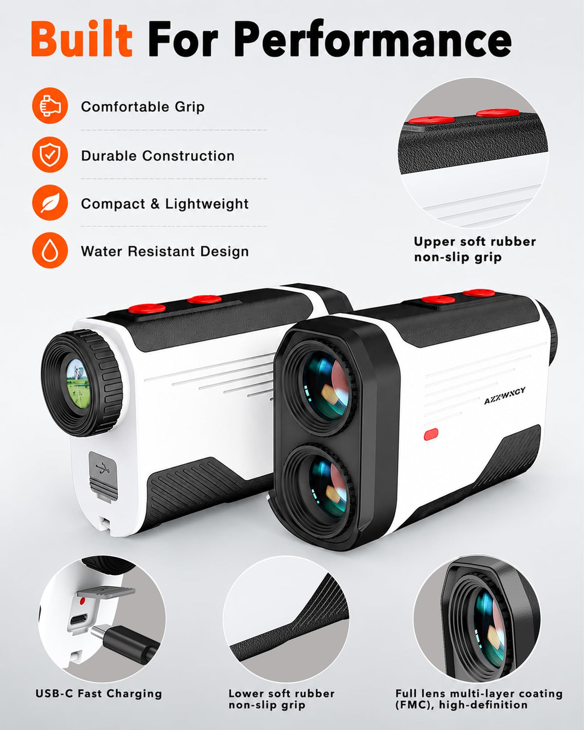 Golf Rangefinder with Slope 1500 Yards | Laser Range Finder