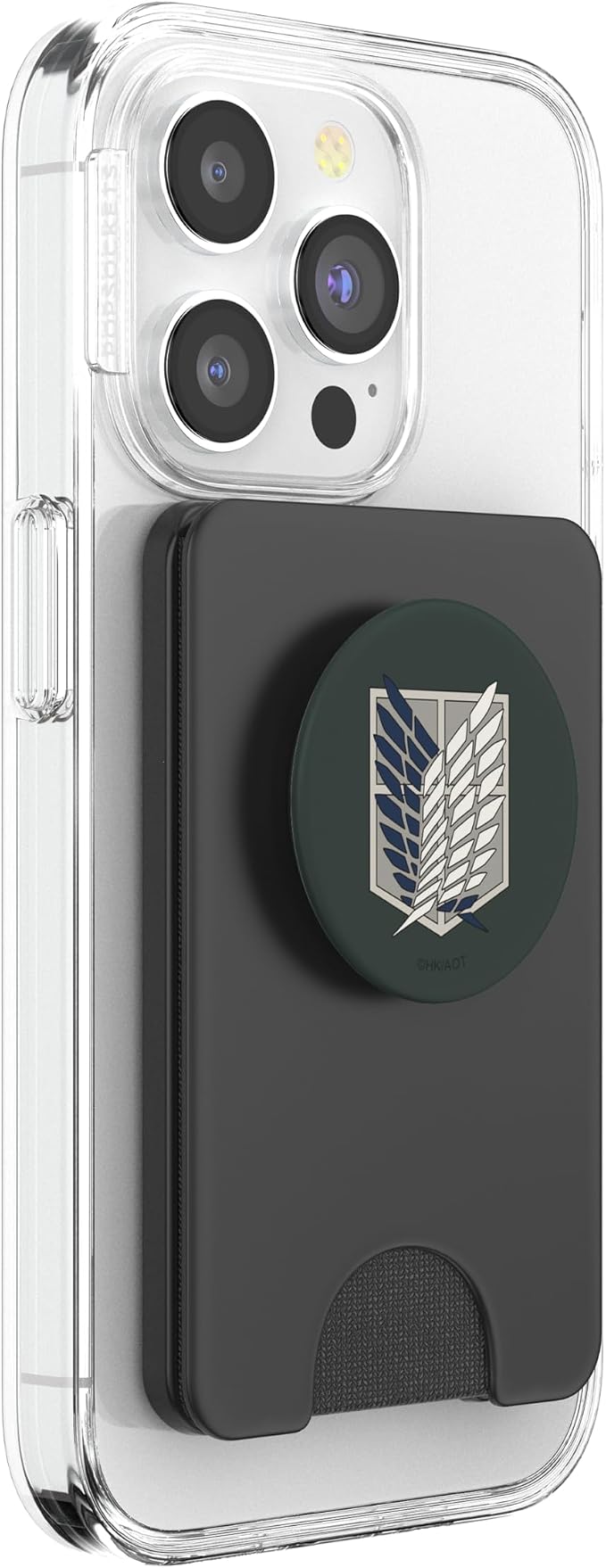Attack on Titan Survey Corps Emblem Military Green Anime PopSockets PopWallet for MagSafe
