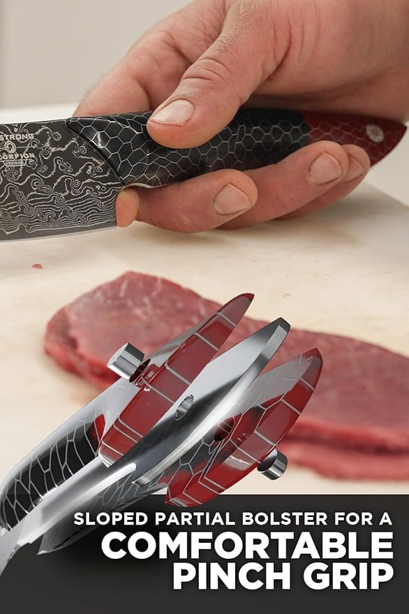 Dalstrong Crixus 8" Chef & Cleaver Hybrid - V12 Ultra Steel