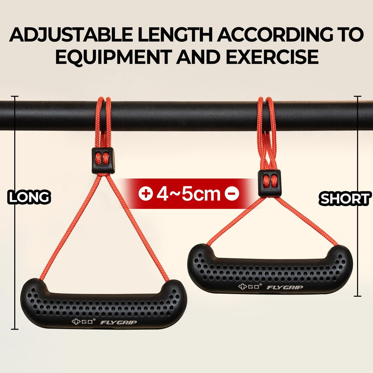 GD Fly Grip Pull Up Handles LAT Pull Down Attachments Nuetral Grip Cable