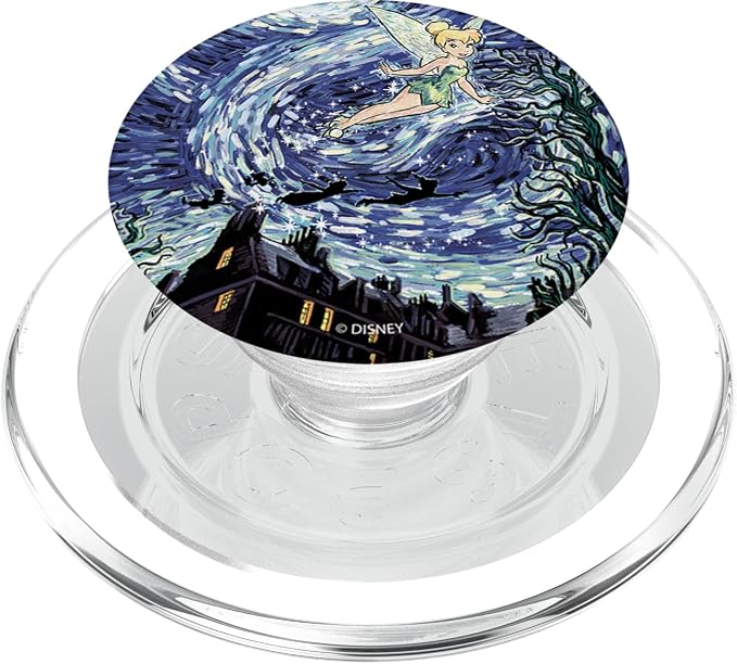 Disney Peter Pan Tinkerbell Starry Night Flight PopSockets Adhesive PopGrip