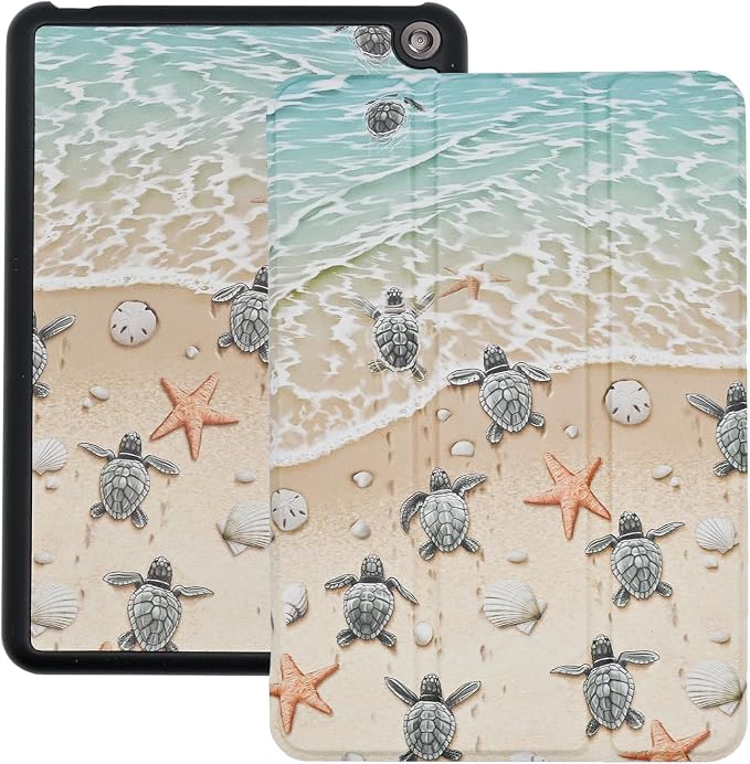 Case for All-New Fire 7 Tablet (12th Generation 2022 Release) Book Reading Lovers Gifts Lightweight PU Leather Stand Protective Cover with Auto Sleep Wake