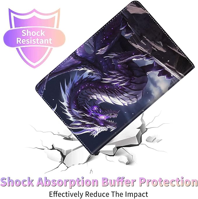 Case for Samsung Galaxy Tab S10 FE Plus 5G Multi-Angle Stand Smart Cover Shockproof with Auto Wake/Sleep for Galaxy Tab S10 FE+ 13.1 Inch (SM-X620/SM-X626B) 2025 Magic Mushrooms Fungus