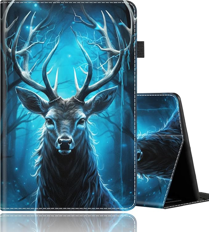 Case Fits All-New Amazon Kindle Fire HD 10 &amp 10 Plus Tablet (13th/11th Generation 2023/2021 Release) 10.1 Durable Shockproof Protective Cover with Auto Wake/Sleep，Black Woman Queen Afro Design