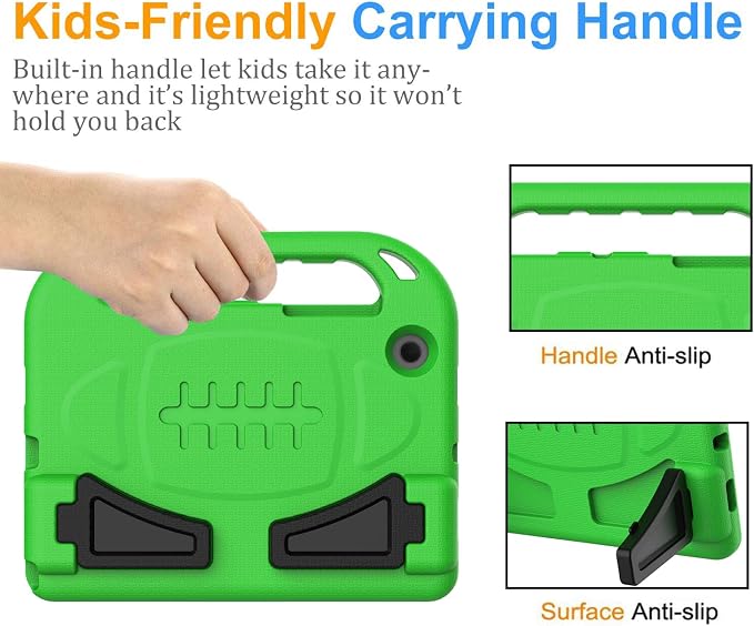 BMOUO Kids Case for Samsung Galaxy Tab A8 10.5 Inch 2022 (SM-X200/X205/X207) - with Screen Protector Shockproof Galaxy Tab A8 10.5 Tablet Case Blue
