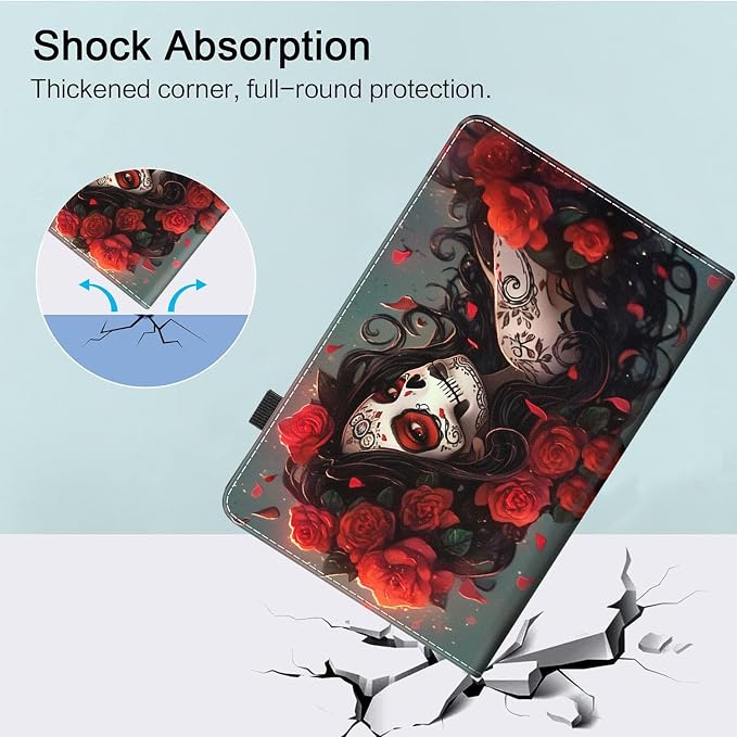 Case for All-New Amazon Fire Max 11 Tablet (13th Generation 2023 Release) Multi-Angle Stand Smart Protective Cover with Auto Wake/Sleep Flamingo