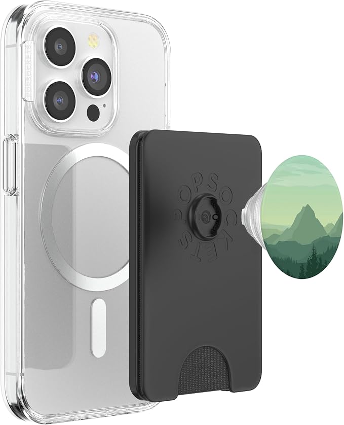 Green Mountain Pop Mount Socket Art Work Tree Woods PopSockets Adhesive PopGrip