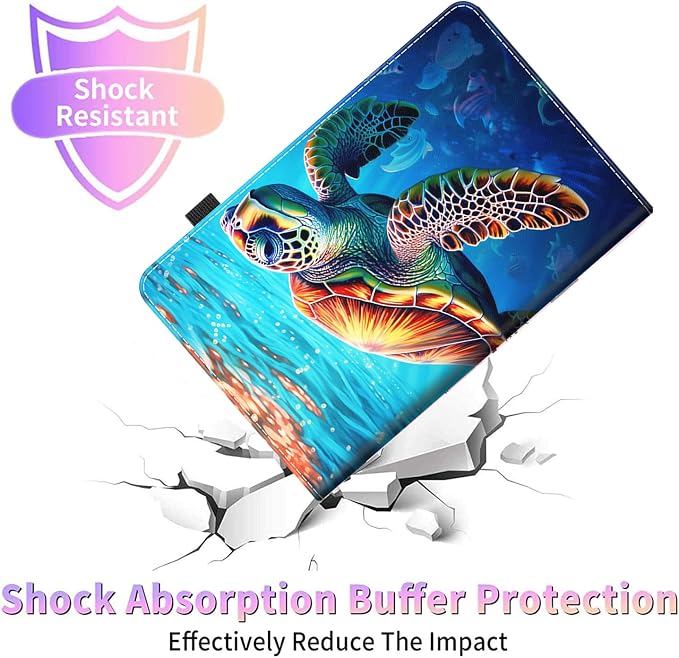 Case for 7 All-New Kindle Paperwhite 12th Gen 2024 &amp Kindle Colorsoft Signature Edition (2024 Release) PU Leather Folio Cover with Auto Wake/Sleep ，Blue Dragon