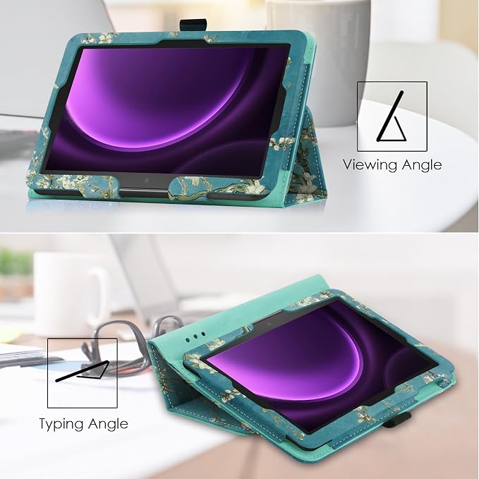 Folio Case Cover for 7-Inch Fire 7 Tablet (12th Generation 2022 Release) Not Fit for Previous 7th/9th Genration (Blugaxy)