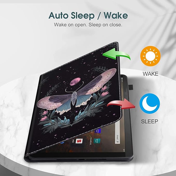 Case for Amazon Fire Max 11 Tablet (13th Generation 2023 Release) Multi-Angle Smart Stand Cover Auto Sleep/Wake for Fire 11 Max Tablet，African American Women Inspirational Quotes