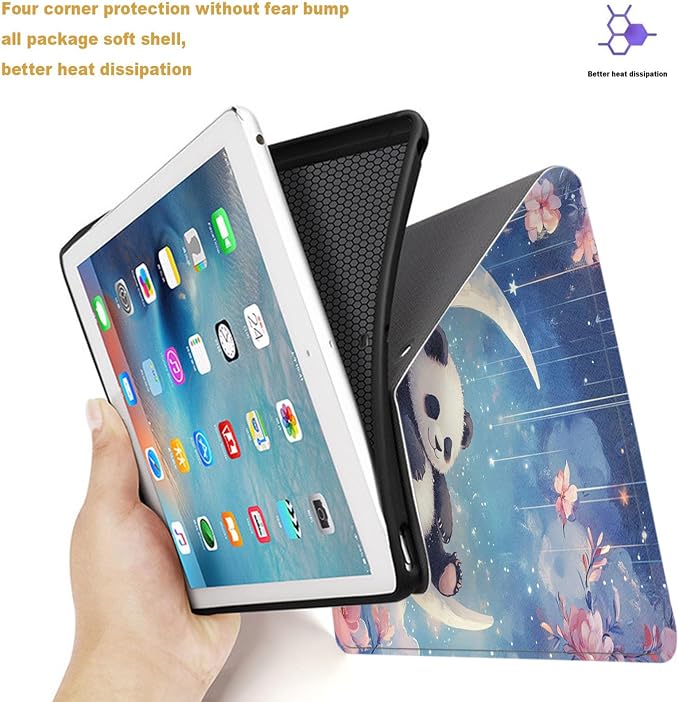 Tablet Case for 6 All-New Kindle (11th Generation2024/2022 Release)Shockproof Protective Cover with StandAuto Wake/SleepAmerican Flag Deer