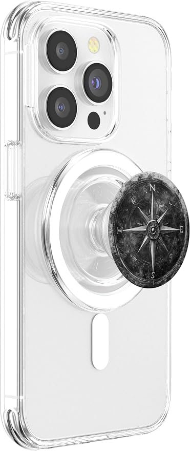 Nautical compass vintage compass PopSockets PopGrip for MagSafe