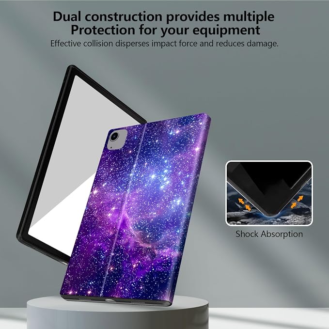 for iPad Air 13 Inch Case (M3/M2-2025/2024 Release) Slim iPad 13 Protective Case with Stand Hard Back Shell for iPad Air 13 Auto Wake/Sleep 1776 American Flag with Bullets