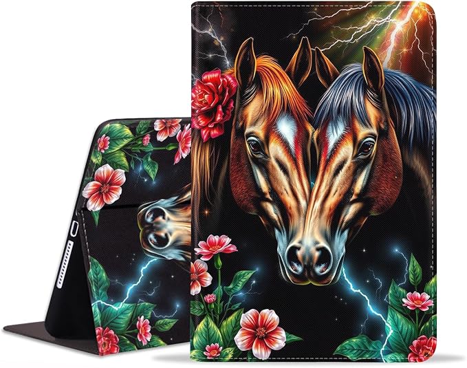 Case for iPad (A16) 11th Generation 11 Inch 2025/ iPad 10th Generation 10.9 Inch 2022 Slim PU Leather Cover Adjustable Stand with Auto Wake/Sleep Case African Women