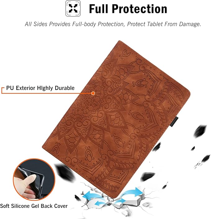 Galaxy Tab S4 10.5 2018 Case RASUNE PU Leather Card Slot Multi-Angle Stand Cover with Auto Sleep/Wake Protective Folio Case for Samsung Galaxy Tab S4 10.5 2018 Model SM-T830/T835/T837 -Black