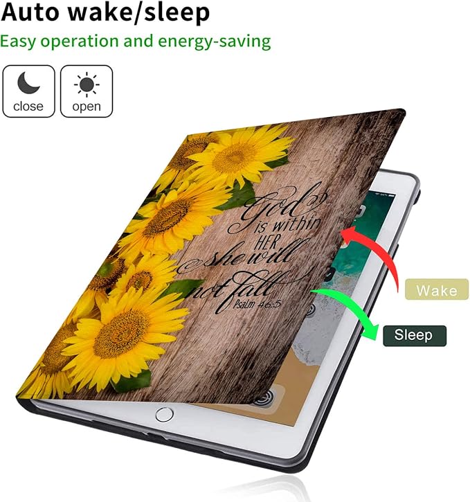 Compatible for iPad Air 13 inch Case (M3 2025 /M2 2024)/Pro 12.9 inch (6th/5th/4th/3rd 2022/2021/2020/2018)Adjustable Stand Protect CoverAnchor Christian