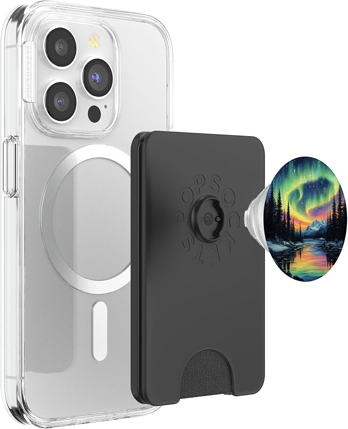 Aurora Borealis Dark Sky Nature Light Display PopSockets Adhesive PopGrip