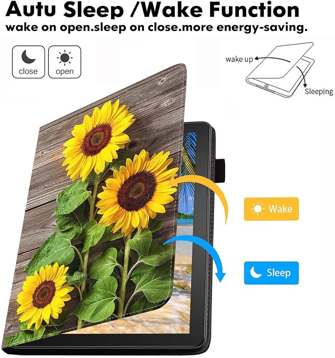 for Samsung Galaxy Tab A 8.0 Inch Case 2019 (SM-T290/T295/T297) PU Leather Folio Case Smart Cover with Stand &amp Auto Wake Sleep Baseball